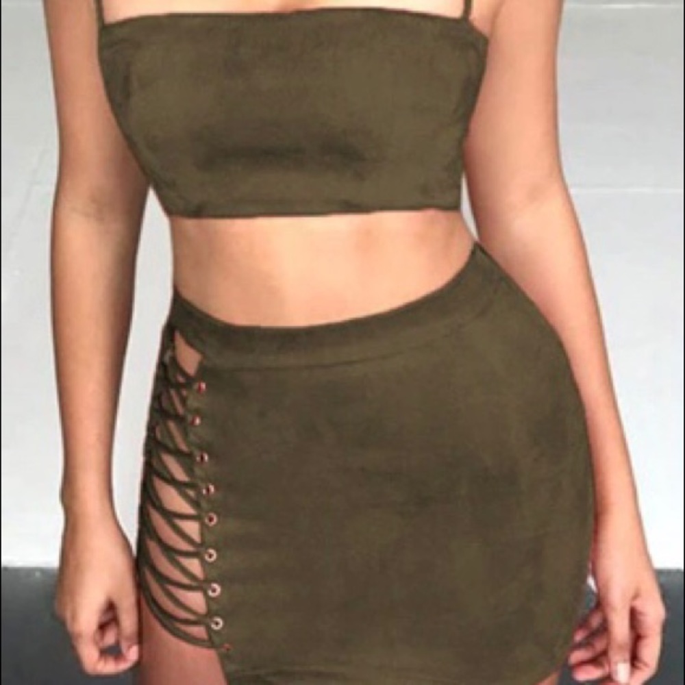 Suede Women Dress